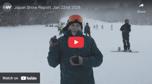 Japan Video Snow Report - January 23nd, 2026